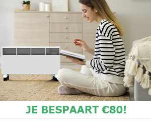 Mobiele paneelverwarmer met wielen